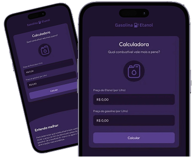 tela do projeto: calculadora de combustivel economico.